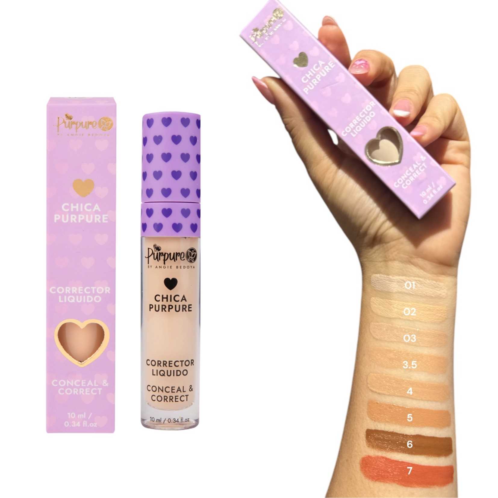 CORRECTOR LIQUIDO SKIN SECRET PURPURE · Única