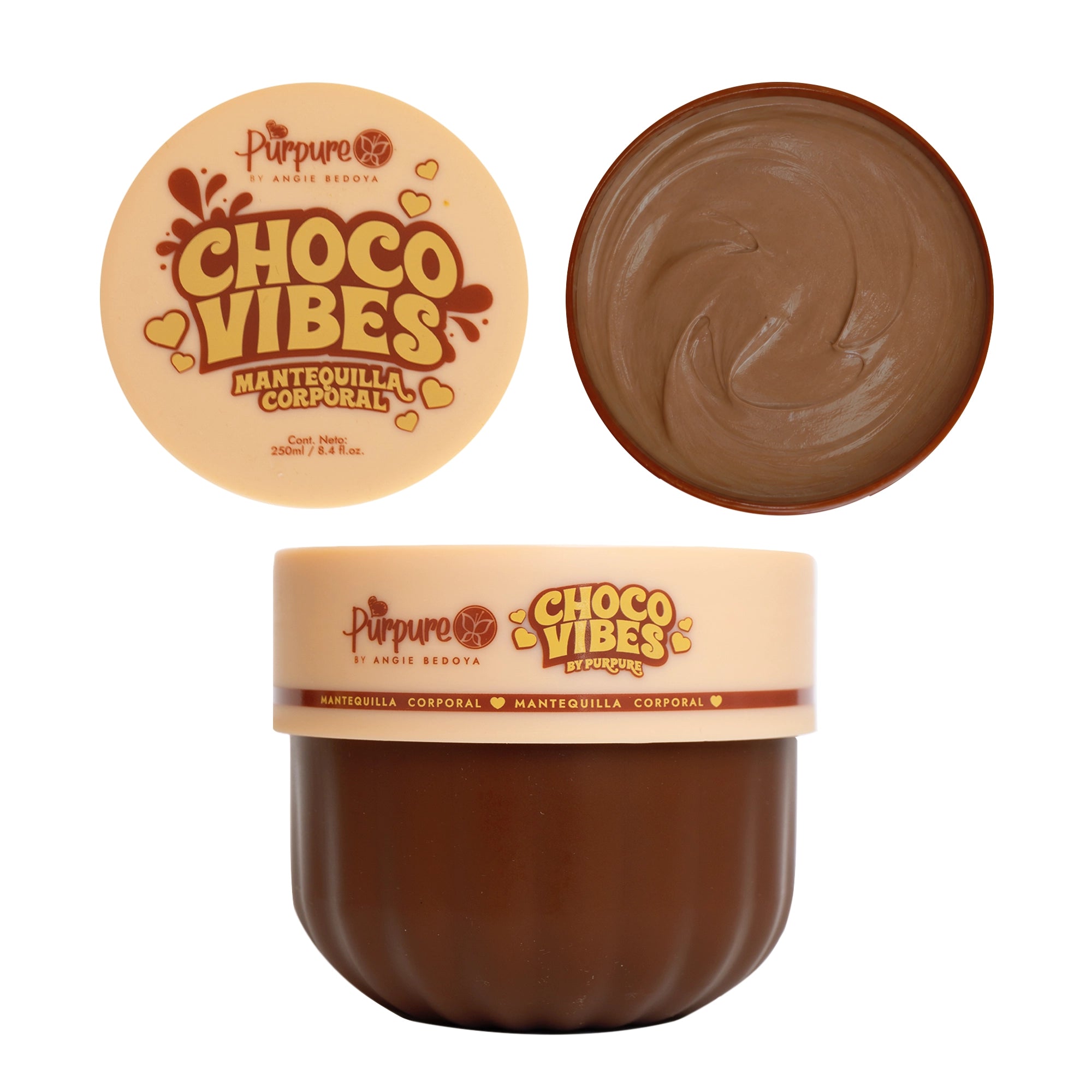 MANTEQUILLA CORPORAL CHOCO VIBES 250ML PURPURE · Única