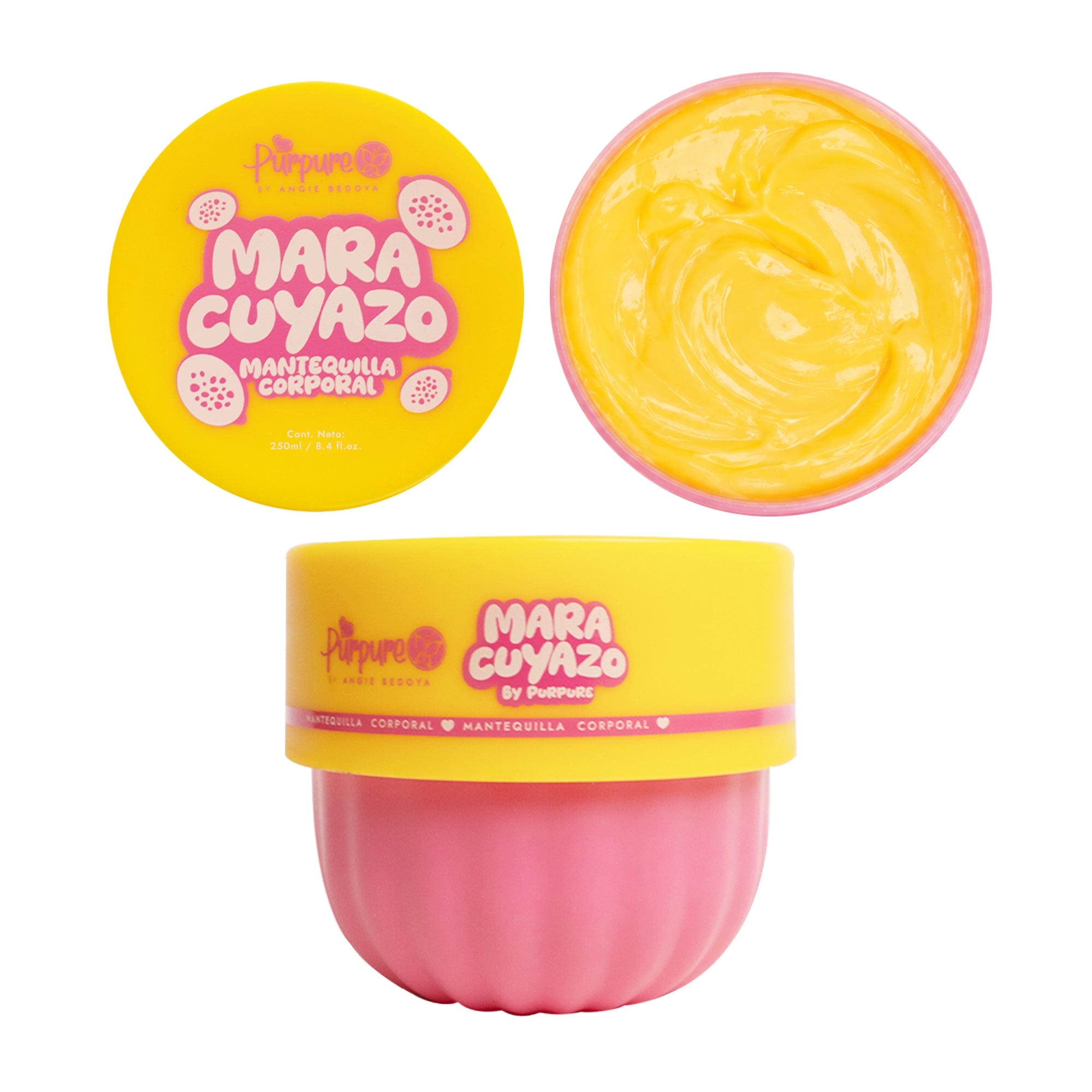 MANTEQUILLA CORPORAL MARACUYAZO 250ML PURPURE · Única