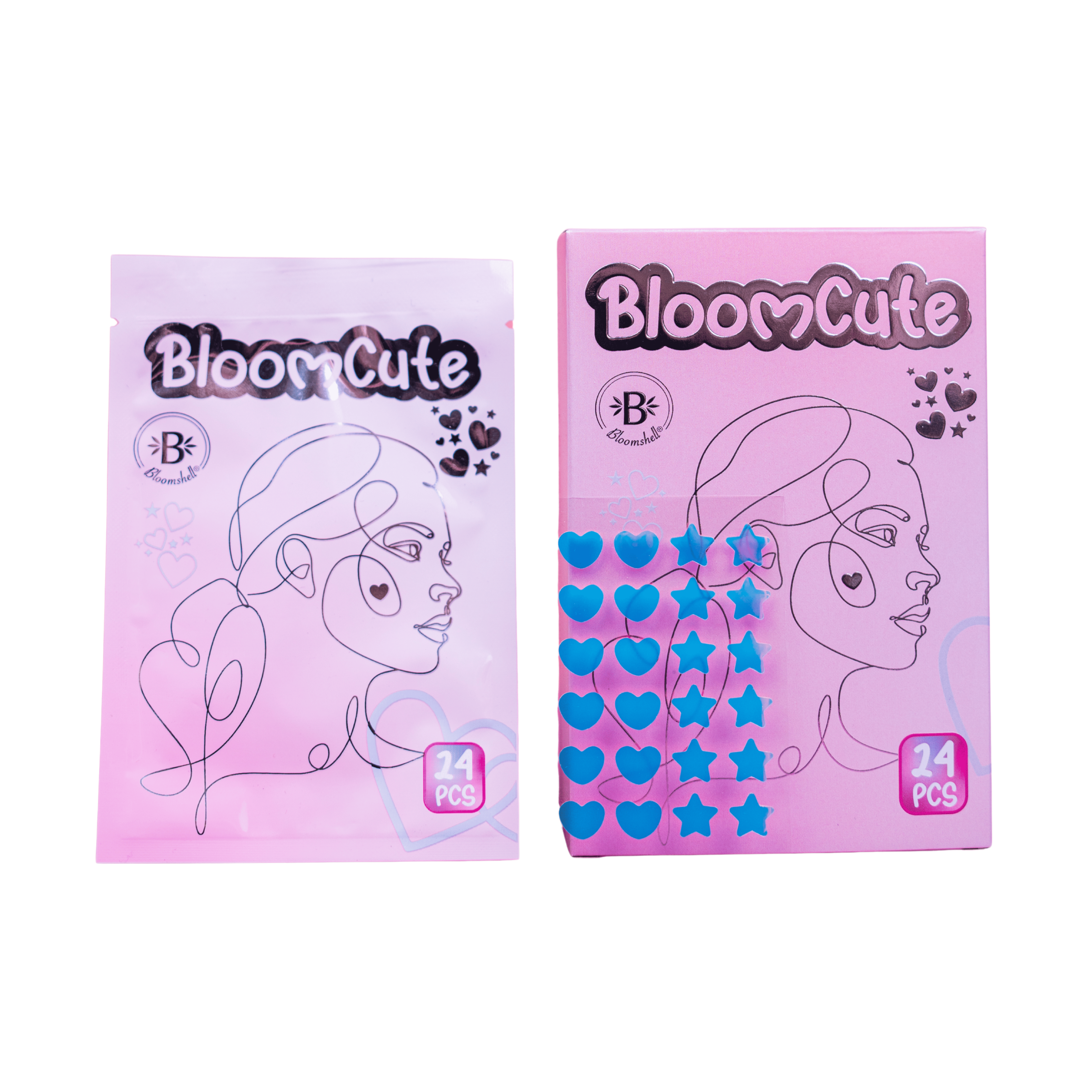 PARCHES DE ACNE X24 PCS BLOOM CUTE BLOOMSHELL · Única