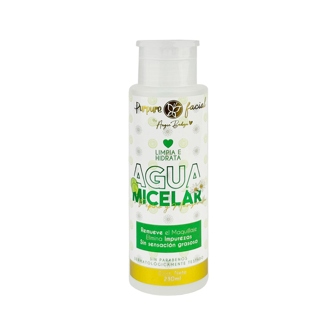 AGUA MICELAR PEPINO Y MANZANA PURPURE · Única